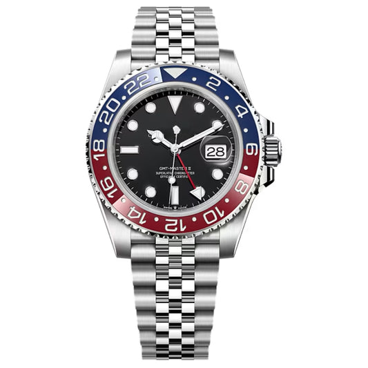 Sultanaire GMT | Blue & Red | 40 mm
